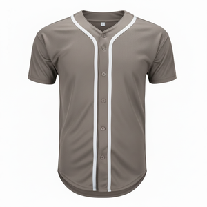Maillot de baseball et de softball 100% haute qualité, vêtements de sport, couleur personnalisée, t-shirt antibactérien, séchage rapide, respirant, pour hommes - Product Image 3