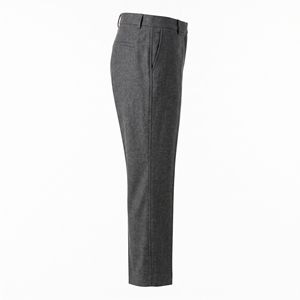 Women's Winter Polyester Woolen Fabric Solid Modern Stretch Tailored Smart Casual Warm <b>Pants</b> OEM ODM Wholesale Private Label Low - Product Image 2