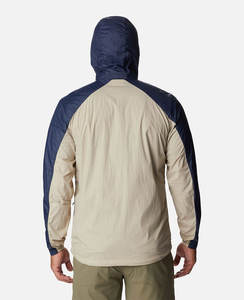 Veste coupe-vent à capuche légère et imperméable pour hommes, veste coupe-vent en nylon respirante pour la pêche et la randonnée pour hommes - Product Image 2