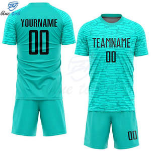 Conjunto de Uniforme de Fútbol Personalizado para Hombre, Talla Grande, Transpirable, Pantalones Cortos y Camiseta, 100% Poliéster, Nombre y Número Personalizados - Product Image 4
