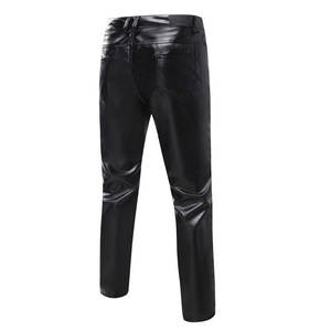 Pantalon en cuir pour homme de qualité supérieure, élégant, confortable, en cuir souple, coutures durables, parfait pour les occasions décontractées et les soirées. - Product Image 2