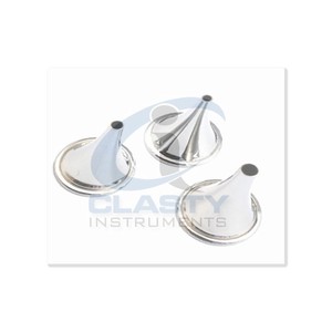 Spéculum auriculaire pédiatrique en acier inoxydable de haute qualité, instrument médical manuel ORL pour l'examen de l'oreille, du nez et de la gorge, certifié CE - Product Image 5