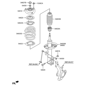 Amortiguadores y Puntales Nuevos para Veloster, Lado Derecho 546612V050 - Product Image 2
