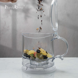 HandyBrew Gravity Tea Steeper 1000ml BPA Free Tritan Loose Leaf Tea <b>Maker</b> OEM ODM Taiwan Manufacturer - Product Image 2