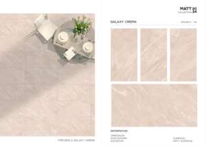 Carreaux de porcelaine Architect Choice, surface mate, 60x120cm, 600x1200mm, format 24x48, pour murs et sols intérieurs élégants - Product Image 4