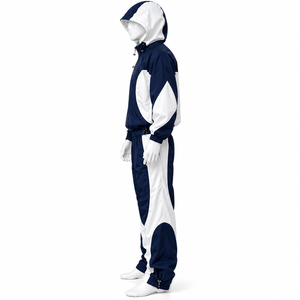 Conjunto Deportivo Unisex con Capucha, Chaqueta y Pantalones Impermeables, 100% Algodón, con Logotipo Personalizado - Product Image 6