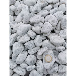 Galets blancs de Carrare 25-40mm - Sacs de 1000kg - Product Image 1