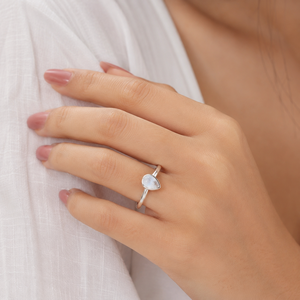 Anillo con Bisel de Piedra Lunar Arcoíris Natural, Plata de Ley 925, Hecho a Mano, Chapado en Oro Rosa y Oro Amarillo, para Mujer - Product Image 2