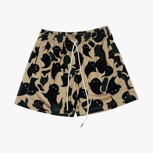 Short de bain pour homme en polyester 100% respirant et à séchage rapide, style décontracté avec doublure en mesh, impression numérique - Product Image 5