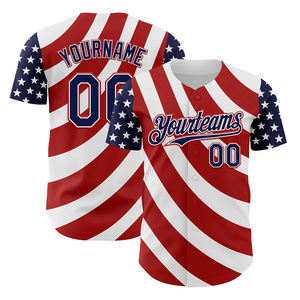 Maillot de baseball imprimé par sublimation pour homme, personnalisable avec nom de joueur et logo, à manches courtes boutonnées, pour softball - Product Image 6