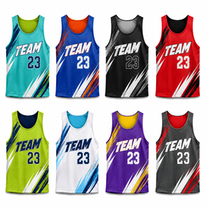 Chalecos de Entrenamiento de Fútbol Personalizados, Reversibles, de Malla, para Prácticas y Entrenamientos en Equipo, Fabricante OEM - Product Image 2