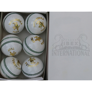 Paquete de 6 pelotas de críquet blancas y duras de alta calidad Kookaburra, las más vendidas al por mayor, hechas en Pakistán. - Product Image 2