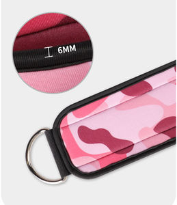 Attelle de cheville réglable et respirante unisexe en Spandex et Nylon à double anneau pour entraînement de fitness, protection complète et durable - Product Image 2