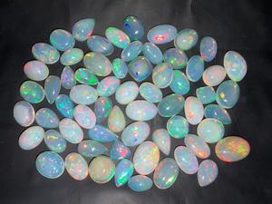 Opales éthiopiennes naturelles, pierres précieuses en vrac, taille ovale, taille poire, polies, couleur naturelle opalescente, taille libre pour la fabrication de bijoux BU GEMS - Product Image 5