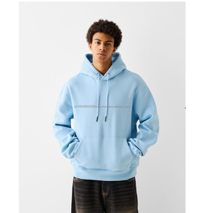 Manufacturer Wholesale Custom Men's Oversized Hoodie 350 Gsm Cotton Blends Digital Printing Fleece Lined for Winter - Product Image 3