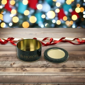 Bán buôn 150ml tinplate Hộp quà tặng trong suốt Thiết kế cửa sổ cho Kẹo sô cô la bánh quy bù đắp in ấn thực phẩm cấp vật liệu - Product Image 3