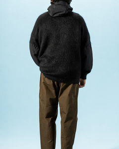 เสื้อฮู้ดขนโมแฮร์ปี 2026 ออกแบบเองได้ เสื้อฮู้ดซิปขนสัตว์สำหรับผู้ชาย เสื้อไหมพรมฤดูหนาวเนื้อนุ่มฟู ทรงโอเวอร์ไซส์ เสื้อสเวตเตอร์ถักลายแจ็คการ์ด เสื้อฮู้ดขนโมแฮร์ - Product Image 3