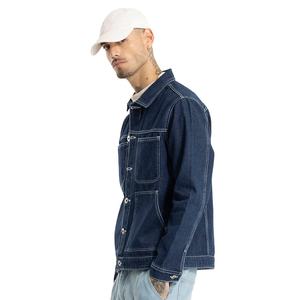 Nouvel arrivage Blouson bombardier en jean personnalisé unisexe Style formel ample col rond motif camouflage enduit OEM Service printemps - Product Image 2