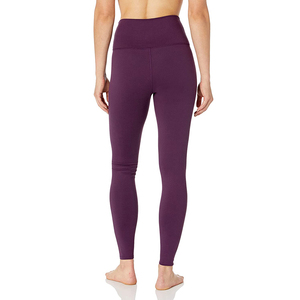 Women Yoga Leggings Gym Fitness 4 Way Stretchy <b>Tights</b> High Waist Comfortable Workout Running Leggings for Women - Product Image 2