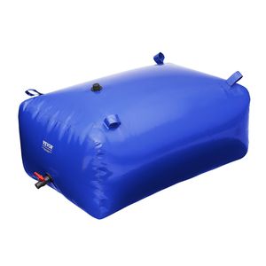 Serbatoio d'Acqua Pieghevole per Camper da 400L/105,7 Galloni, Grande Capacità, in PVC Blu 1000D, Serbatoio Morbido per Idratazione - Product Image 1