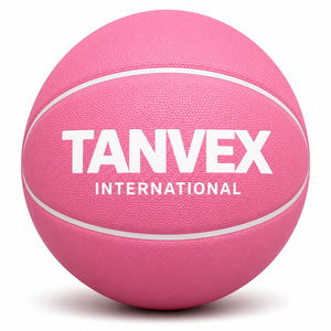 Ballon de basketball TANVEX International, taille personnalisée, revêtement PVC, chambre à air en caoutchouc naturel, durable, écologique, 600-650g, modèle TI-BB-0005 - Product Image 2