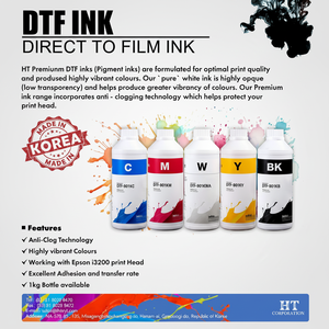 HITNYL para Impresión Digital a Base de Agua, Tinta Blanca de Alta Densidad de Color para Impresiones Óptimas, Hecho en Corea del Sur - Product Image 3