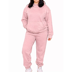 Survêtement Oversize Femme Sportswear Décontracté Personnalisable OEM - Product Image 1