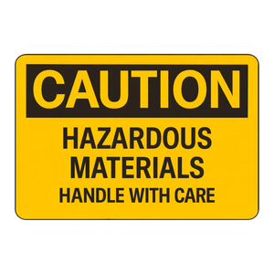 Panneau de signalisation de danger Brady pour matériaux dangereux, 7x10 pouces, en PVC et acier, pour zones de sécurité - Product Image 3