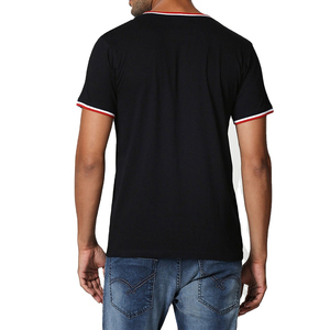 ผู้ผลิตเสื้อ OEM เสื้อยืดคอกลมแขนสั้นผู้ชายผ้าฝ้าย 100% สองสี สวมใส่สบาย ระบายอากาศได้ดี แห้งเร็ว เหมาะสำหรับออกกำลังกาย - Product Image 6