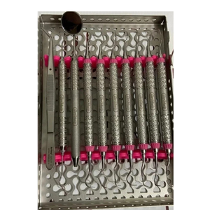 Kit de Instrumentos de Higiene Dental Hu-Friedy de 10 Piezas, Sondas, Raspadores, Juego de Instrumentos Dentales HuFriedy con Estuche - Product Image 1
