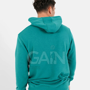 <b>Men</b> Winter DTF Printed Fleece Hoodies Custom Logo & Design Breathable Quick Dry Polyester/Cotton Blend Casual <b>Pullover</b> - Product Image 5