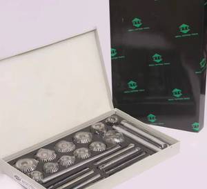 Jeu de fraises pour sièges de soupapes de moteur, en acier, qualité industrielle HCS HSS, kit d'outils automobiles - Product Image 3