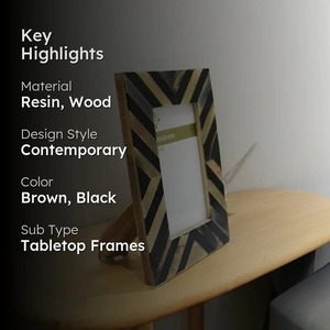 Natural Buffalo Horn Foldable Handmade Eco-Friendly Durable Rectangle Tabletop Rustic Vertical Photo <b>Frame</b> - Product Image 6