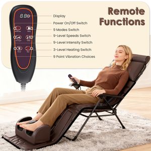 Matelas de massage multifonctionnel Shiatsu pour le cou et les pieds, coussin lombaire, tapis de massage complet pour le corps, coussin de chaise avec fonction de chauffage, minuterie et sac de transport - Product Image 5