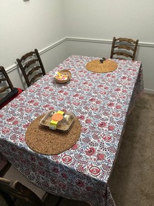 100% Cotton Block Print <b>Tablecloth</b> Handmade Dinner Table Cover Hotels Christmas <b>Wedding</b> Party Event Decor Any Custom Sizes - Product Image 3