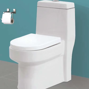 CLOSET MONOBLOQUE DE 720X350X645 mm CON SIFÓN EN S DE 225 mm Y 100 mm CON EXCELENTE SISTEMA DE DESCARGA - Product Image 1