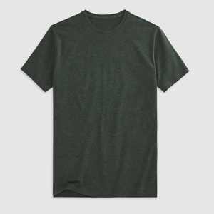 T-shirt personnalisé en bambou, T-shirt col rond en coton biologique pour homme, T-shirt ajusté d'été à manches courtes - Product Image 1