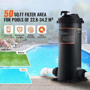 50 mq. Filtro a Cartuccia in Legno per Piscine Interrate, Sistema di Filtrazione per Piscine Fuori Terra, Aggiornamento Filtro Spa - Product Image 2