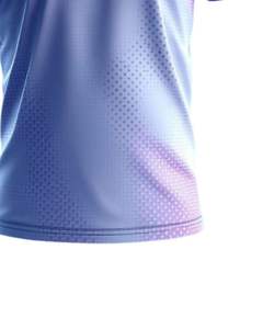 Mens Purple Blue Polo <b>Shirt</b> Short Sleeve Breathable Sportswear Digital Printed <b>Collared</b> <b>T</b> <b>Shirt</b> For Summer Casual Daily Wear Pro - Product Image 5