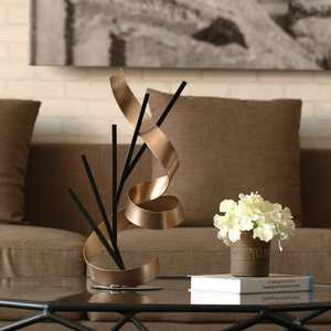 Escultura Metálica Moderna de Líneas Rectas, Estilo Artístico, Estatua Abstracta de Hierro para Decoración del Hogar u Oficina - Product Image 2