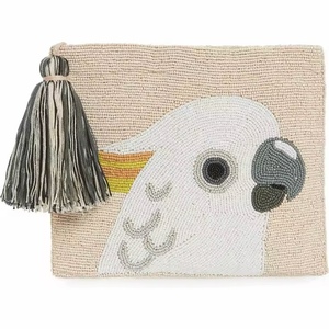 Monedero artesanal con cuentas de semillas y detalles coloridos para mujeres que aman accesorios hechos a mano con personalidad. - Product Image 5