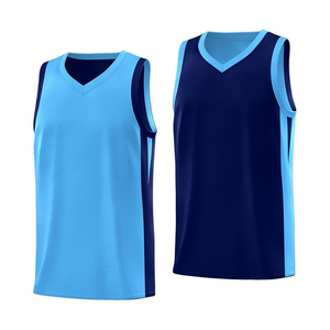 Uniforme de basket-ball réversible de qualité supérieure, maillot de basket-ball léger double face, fournisseur de haute qualité - Product Image 5