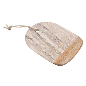 Produit de cuisine de la meilleure qualité Planche à découper en bois et en marbre Planche à découper Rectangle personnalisé Artisanat indien Écologique - Product Image 1
