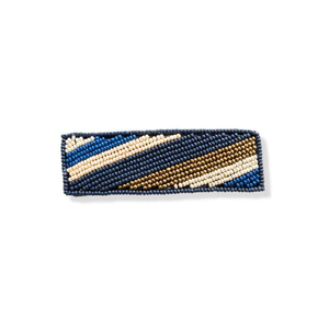 Accesorios para el Cabello Hechos a Mano con Cuentas de Plástico Bordadas, Diseño de Rayas Marinas, Color Rosa, Azul Marino, Unisex, para Mujeres, Niñas y Niños - Product Image 5
