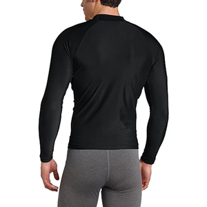 Vêtements de sport pour hommes OEM/ODM, légers, respirants, séchage rapide, impression de logo personnalisée, rashguard pour hommes - Product Image 2