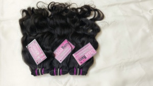 Extensiones de Cabello Humano Remy Indio, Mechones Individuales, Negros Naturales, Rizados, de Una Sola Capa, para Tejido - Product Image 4