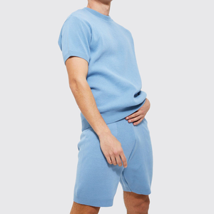 T-shirt décontracté d'été à carreaux pour homme, en tissu peigné respirant, séchage rapide, évacuation de l'humidité, manches courtes, style brodé compressé - Product Image 6