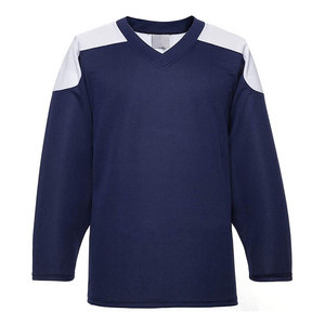 Maillot de hockey sur glace 100 % polyester respirant pour hommes et femmes – Vêtement de sport confortable à séchage rapide - Product Image 5