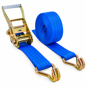 Polyester Ratchet Tie Down Strap 50mm 3000kg Heavy Duty for Truck Trailer Cargo Securing and Heavy Load Restraint OEM ODM - Product Image 1