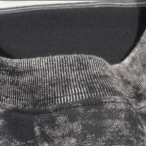 Camiseta de Hombre a la Moda, Vintage, 100% Algodón, de Alta Calidad para Impresión, Talla Grande, a Rayas, Lavada con Ácido - Product Image 6